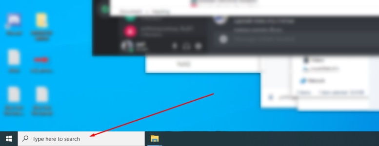 windows search bar